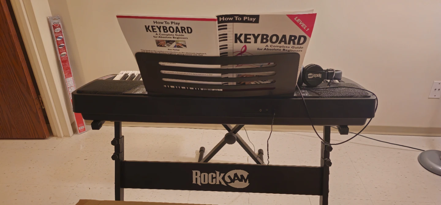 RockJam RJ561 Keyboard Kit with Headphones and Stand - photo 2