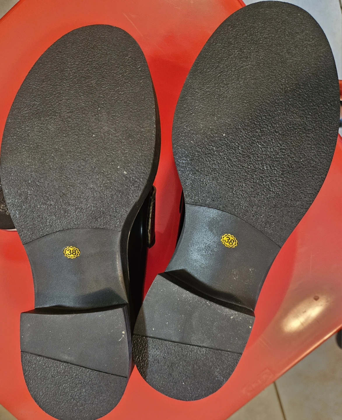 Black Patent Loafers - Size 38 - photo 4