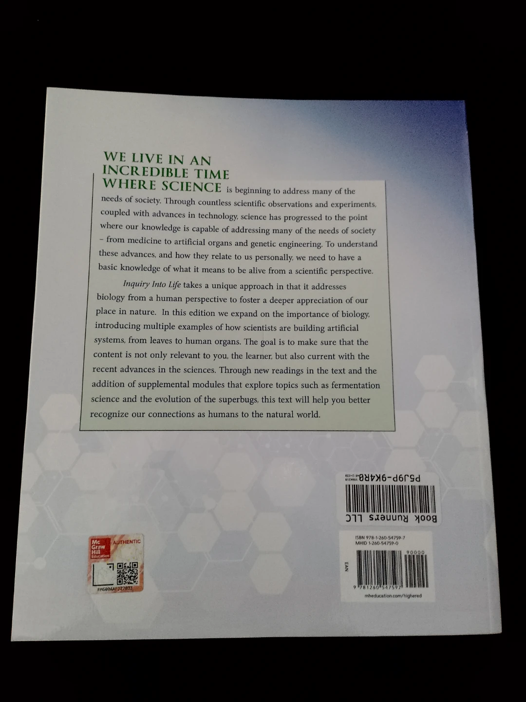 Inquiry Into Life Sixteenth Edition Textbook - photo 2