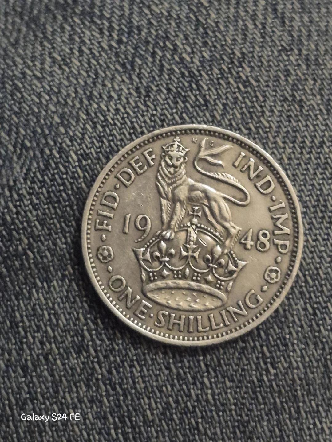 1948 One Shilling Coin - George VI - photo 2