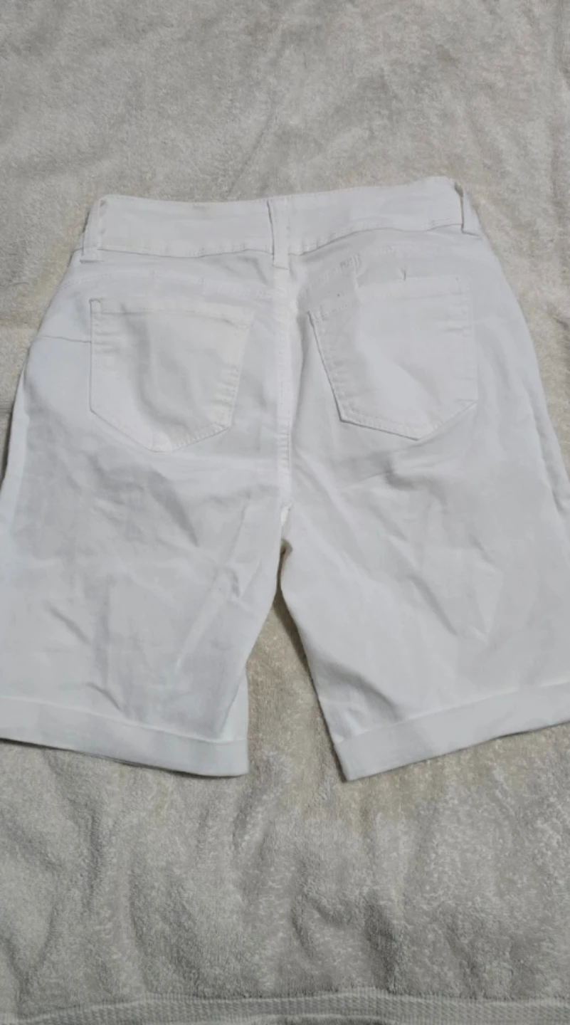 Wax Jean White Bermuda Shorts Size M - photo 3