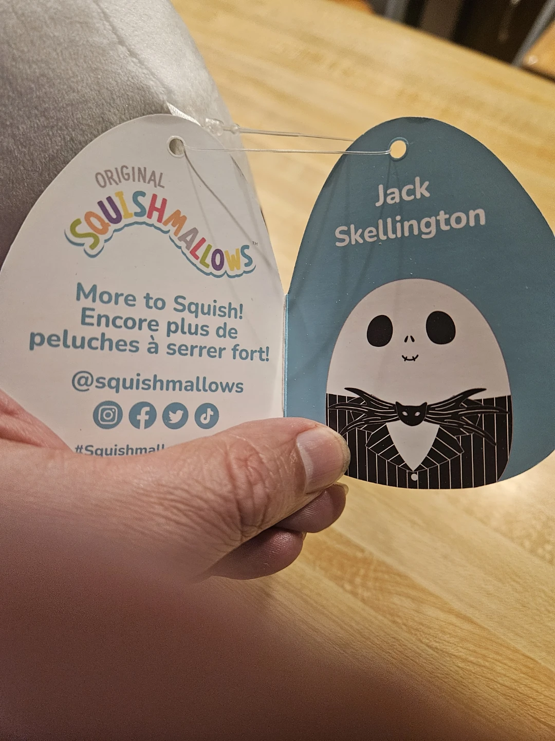 Squishmallows Jack Skellington Plush - photo 4