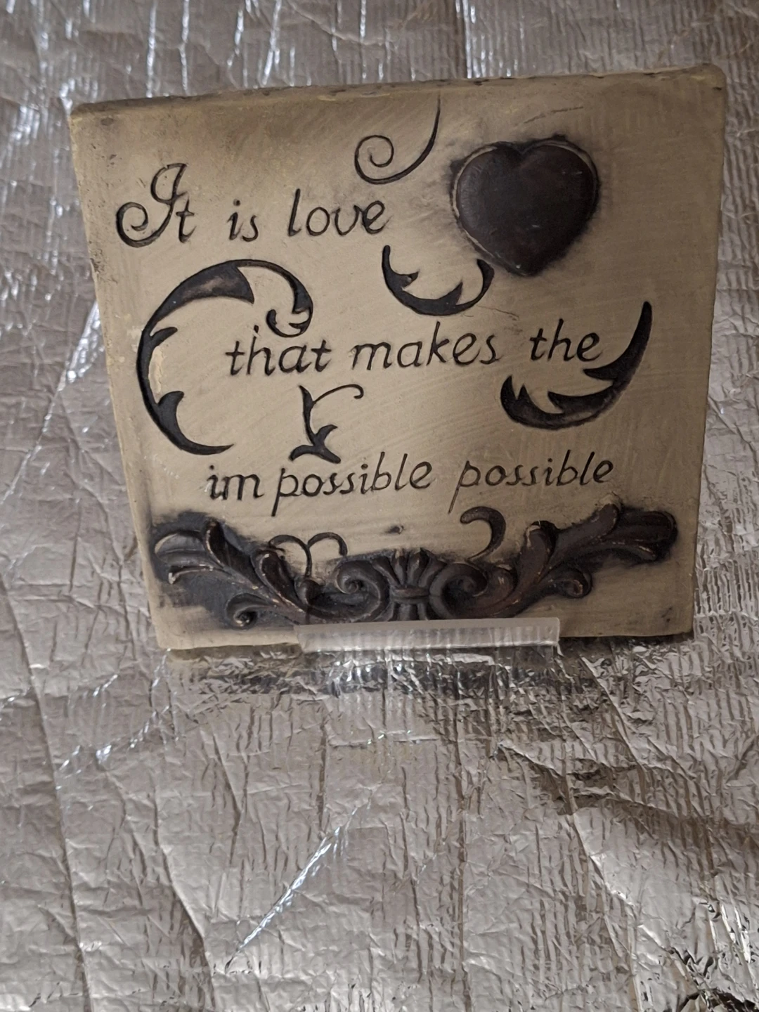 Decorative Pot with Quote