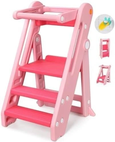 Adjustable kids 3 step stool- New - photo 2