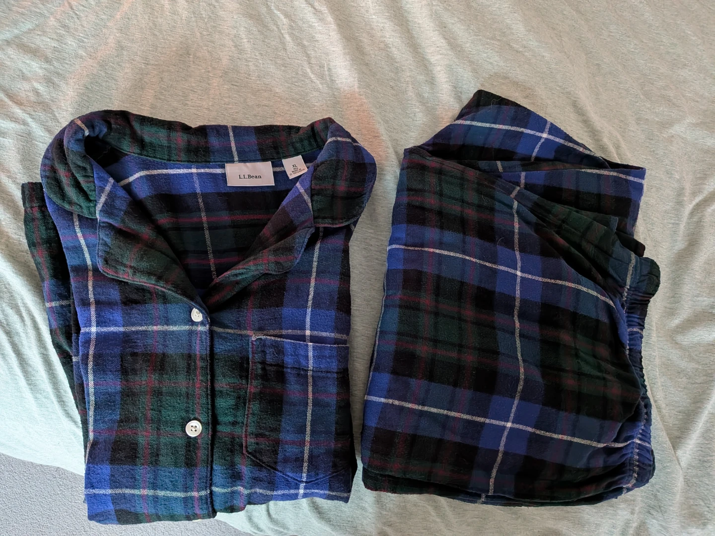 L.L.Bean Women's Plaid Pajama Set - photo 2