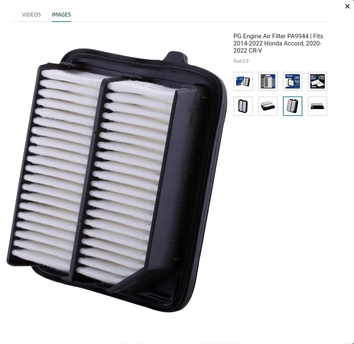 Premium Guard PA9944 Engine Air Filter - photo 2