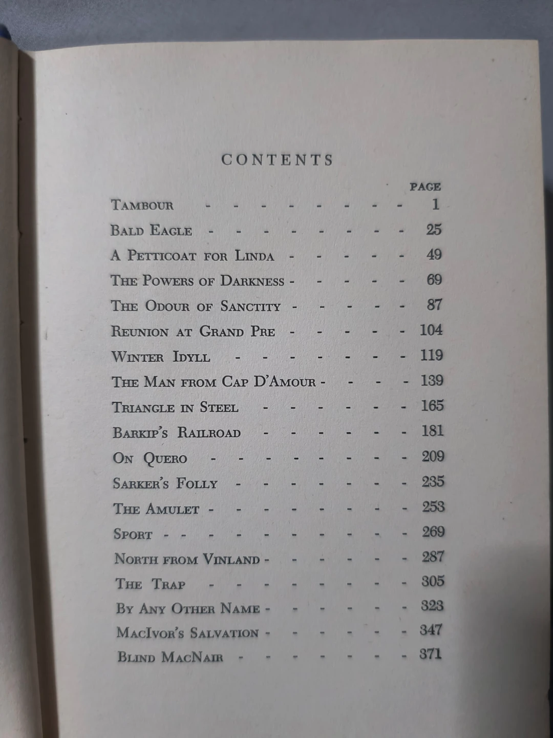 Tambour and Other Stories by Thomas H. Raddall - 1945 Canada - photo 5