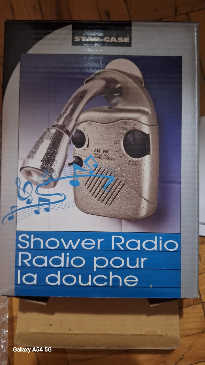 Shower Radio AM/FM Portable Water Resistant