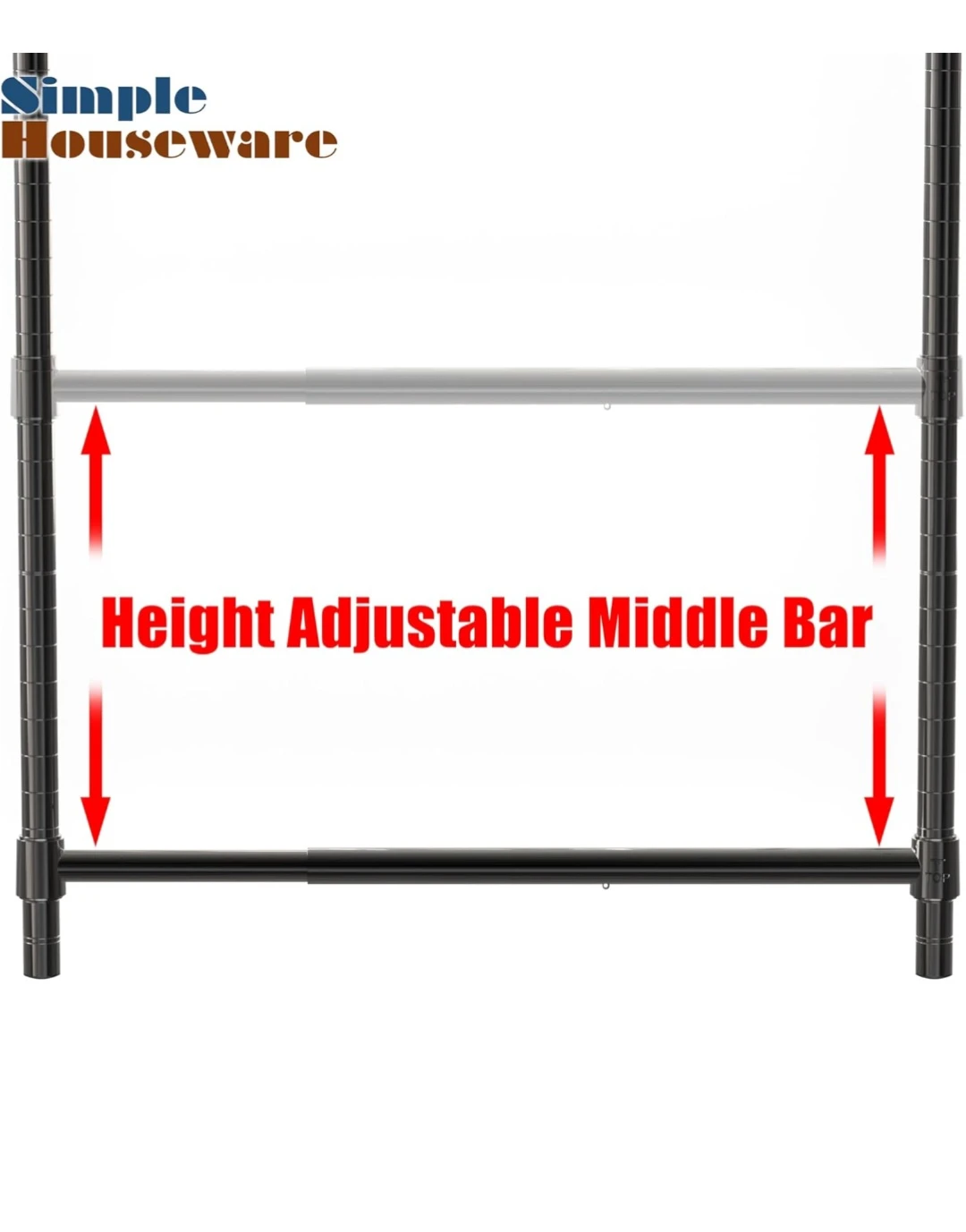 Simple Houseware Closet Hanging Rod - photo 2