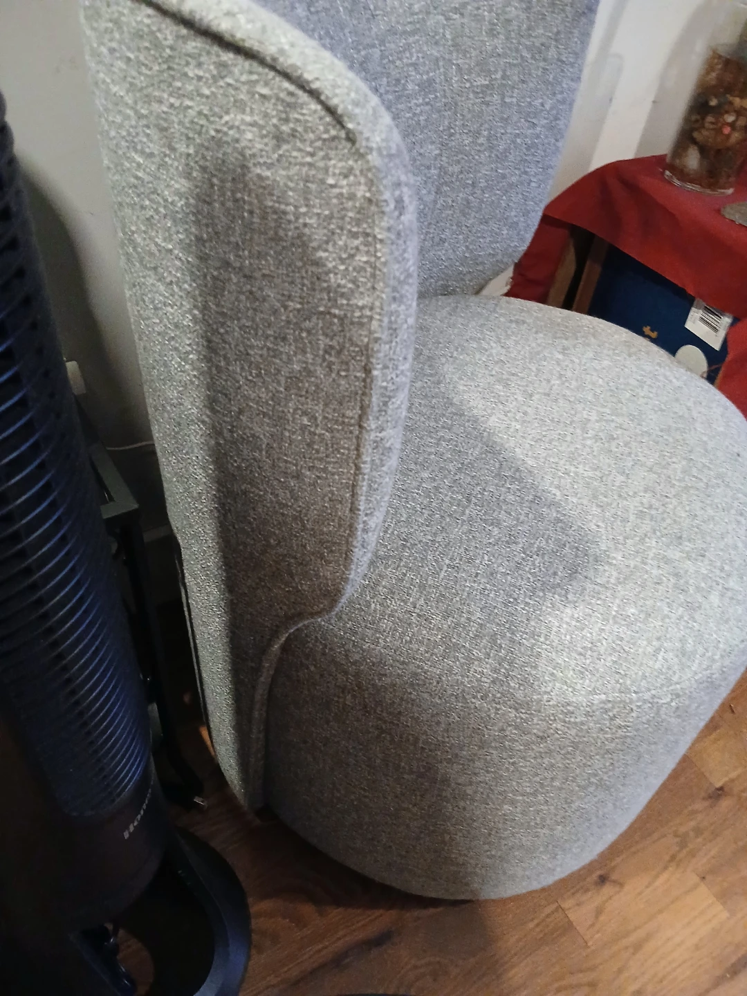 Grey Upholstered Accent Chair - photo 3