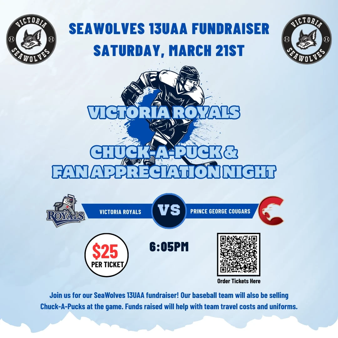 Victoria Royals Chuck-A-Puck & Fan Appreciation Night Ticket