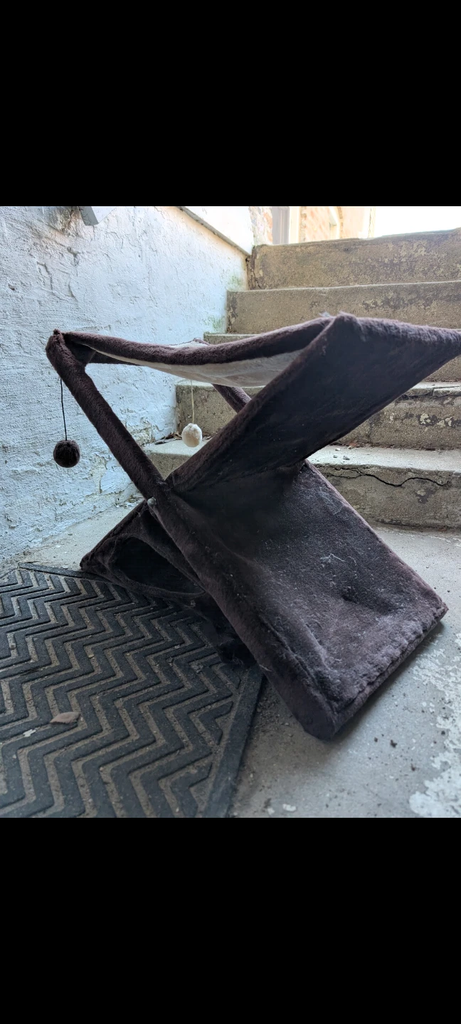 Foldable Cat Tree with Dangling Toys - photo 2