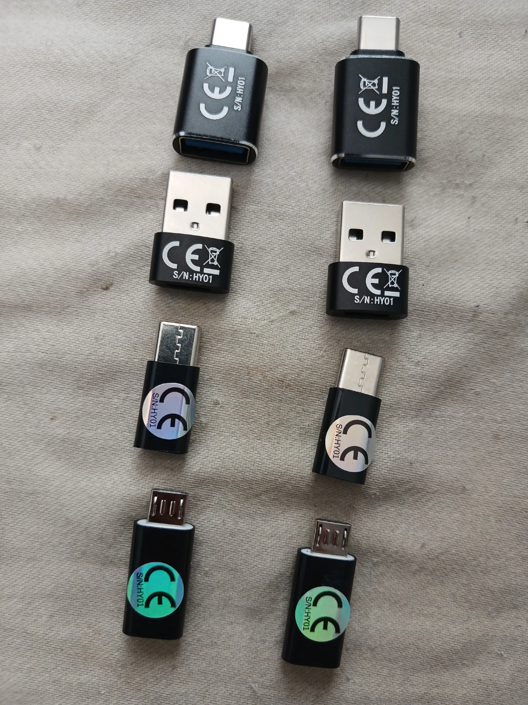 8 Pack USB C, Micro USB, & USB-A Adapters