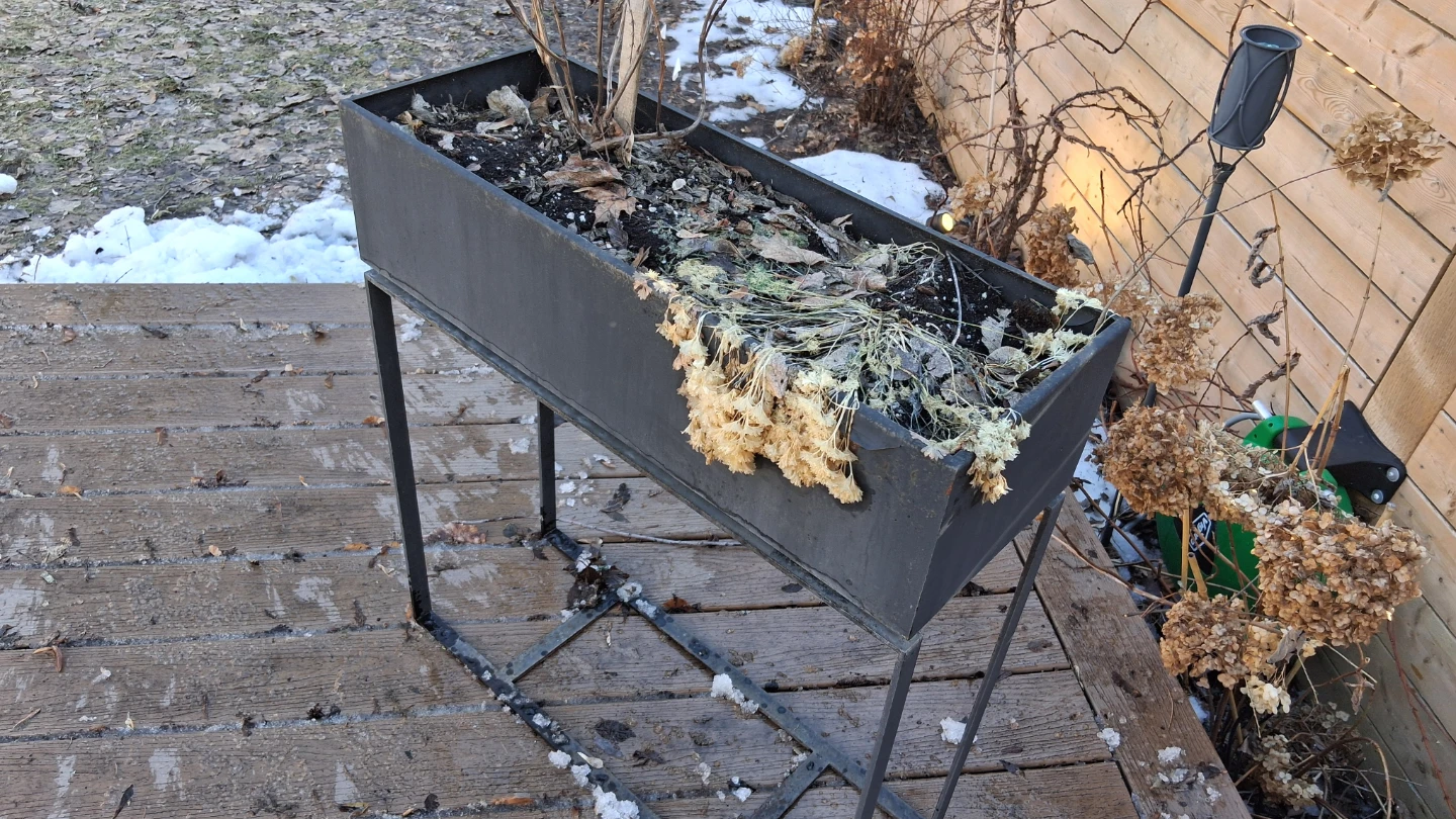 4 Rectangular Metal Planters with Stand