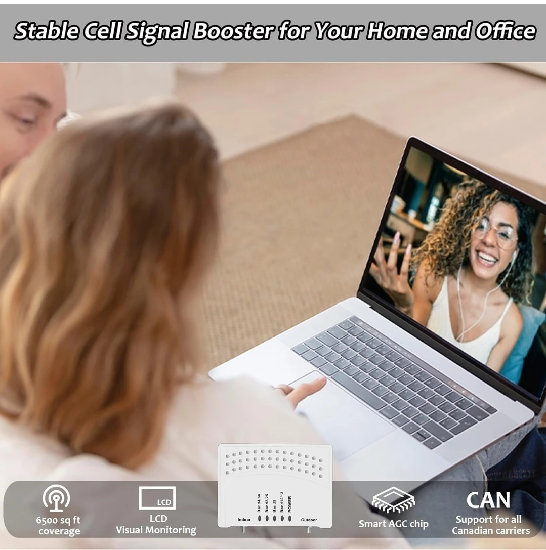 Cell Phone Booster for Home & Office - 6000 sq ft Coverage - photo 4