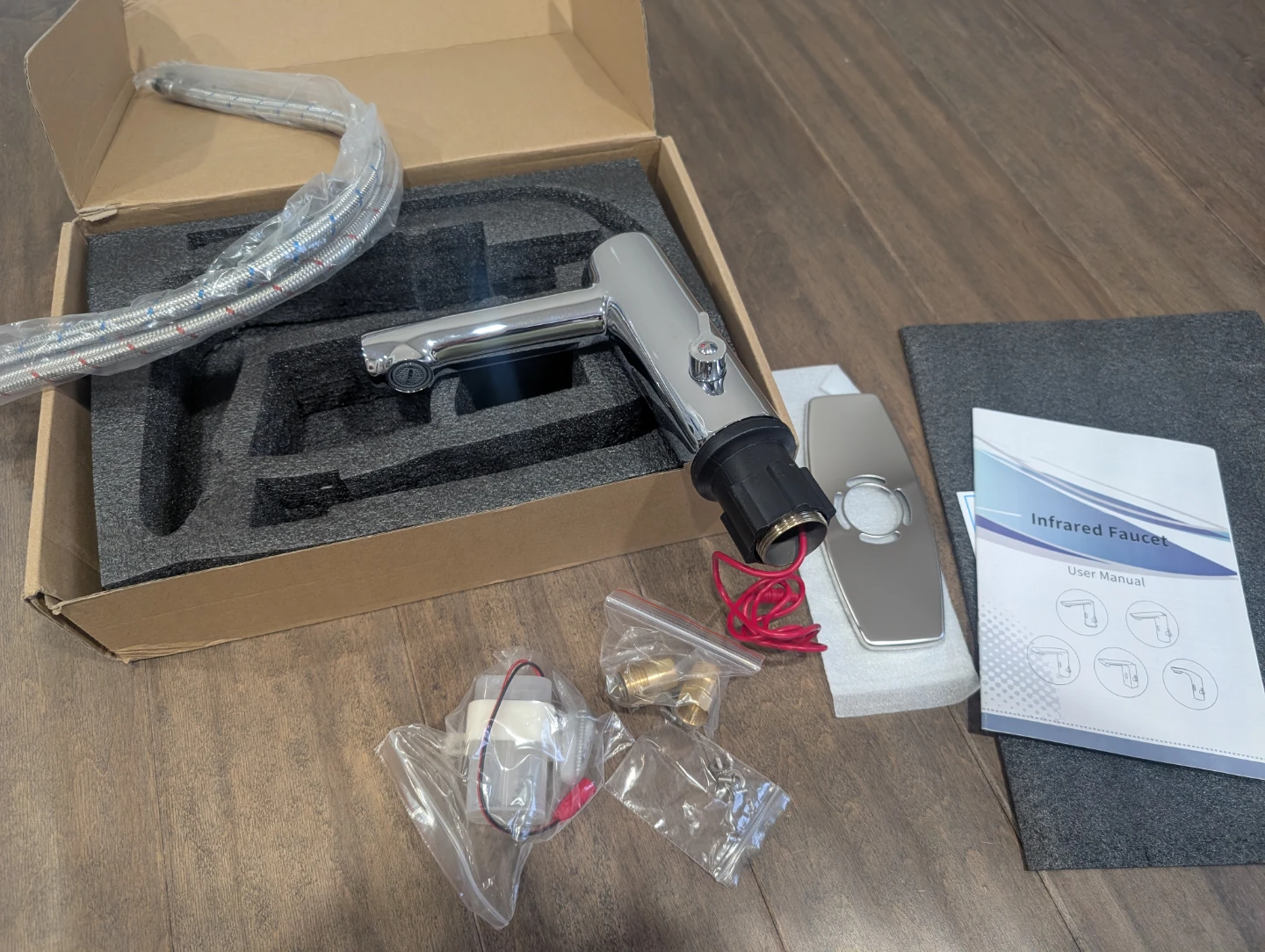 Brand New Chrome Touchless Bathroom Faucet For Sale - photo 2