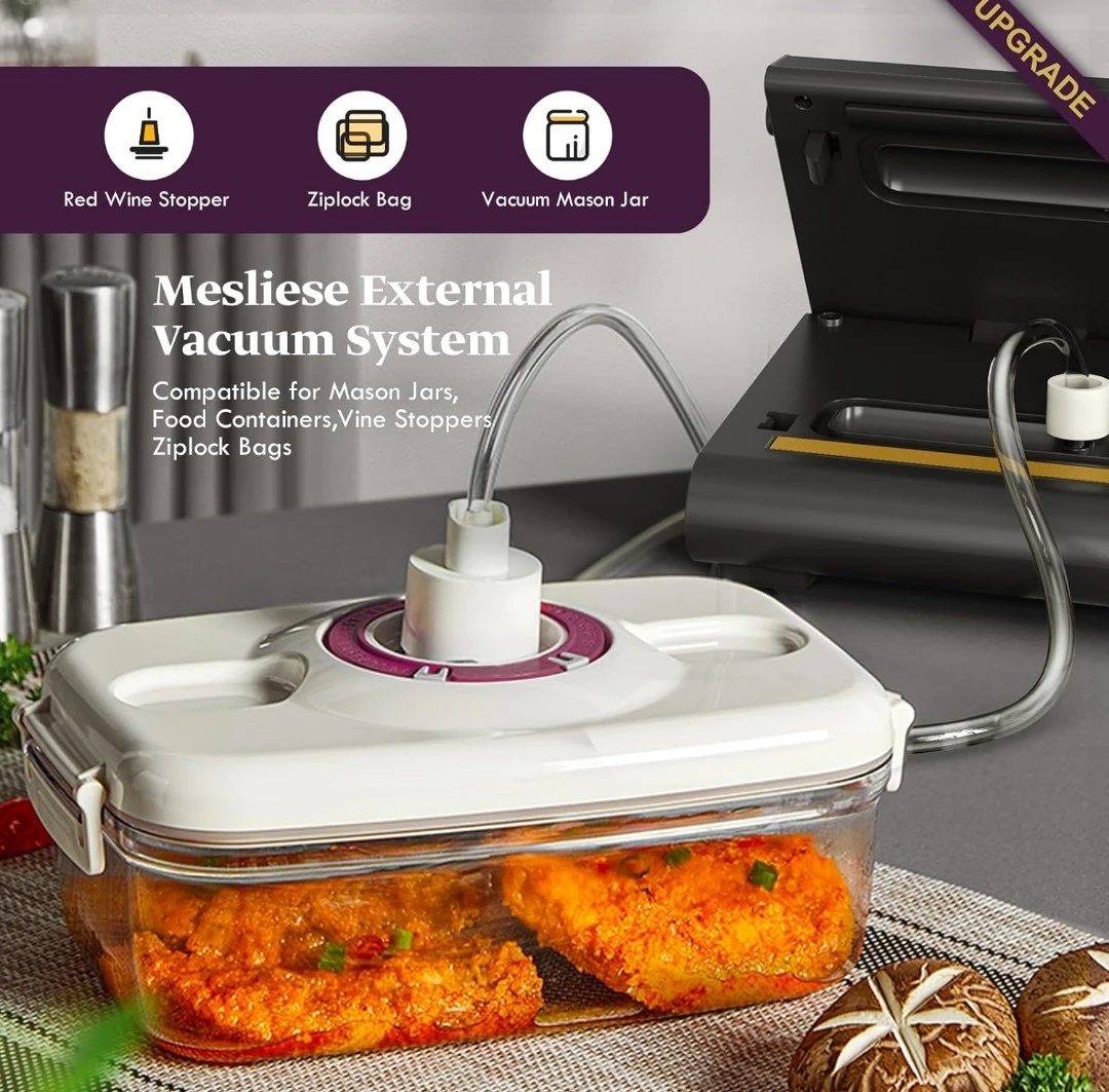 Mesliese Vacuum Sealer Machine - 90KPa, 6-in-1 - photo 2