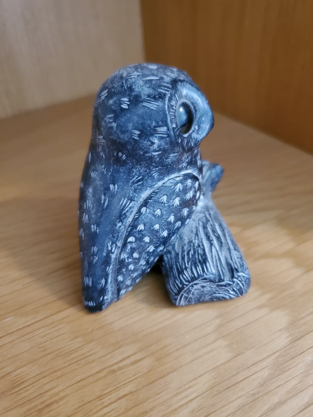 Cute Soapstone Owl Figurine - photo 2