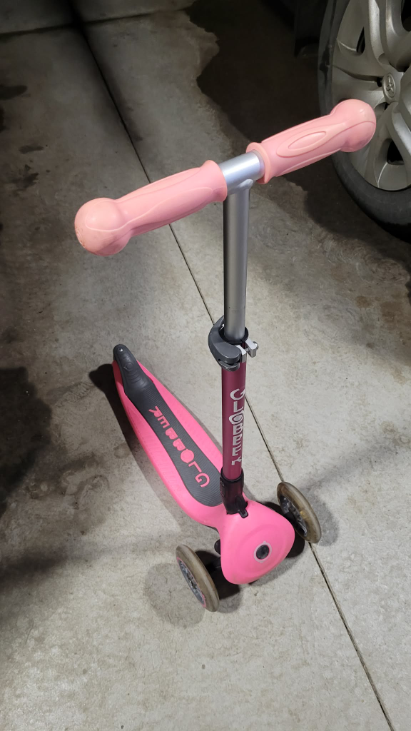 Globber Pink 3-Wheel Scooter for Kids