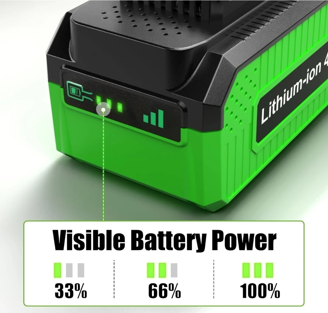 Greenworks 40V 4.0Ah Lithium-ion Battery - photo 5