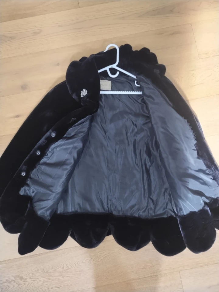 Black Faux Fur Coat - photo 2