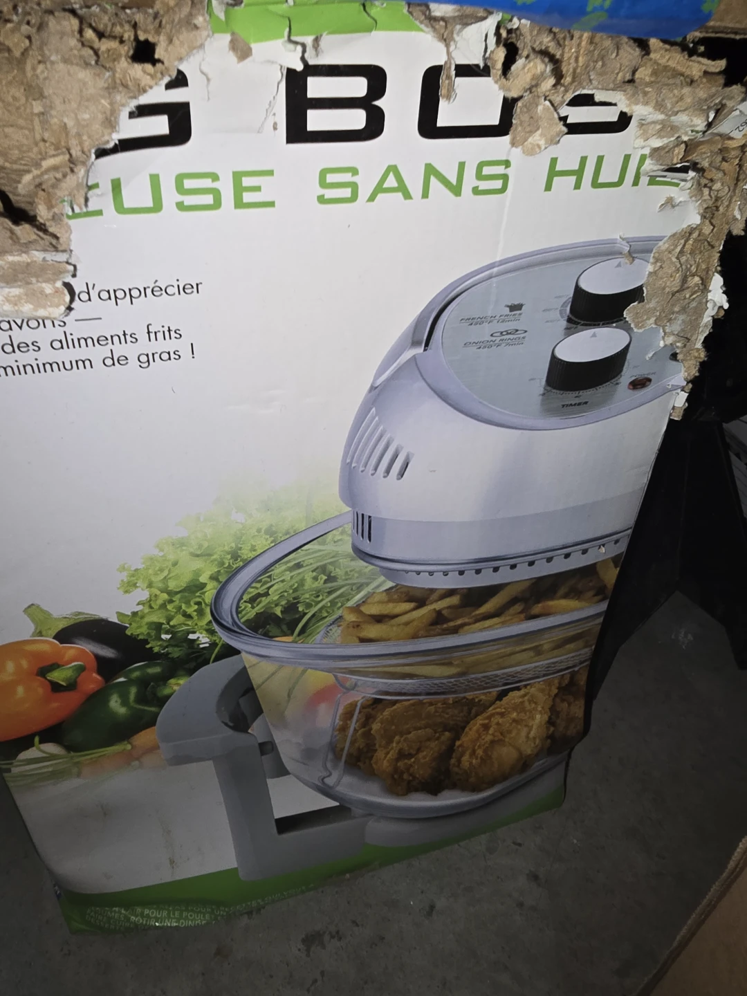Big Boss Oil-less Air Fryer - 16QT Capacity