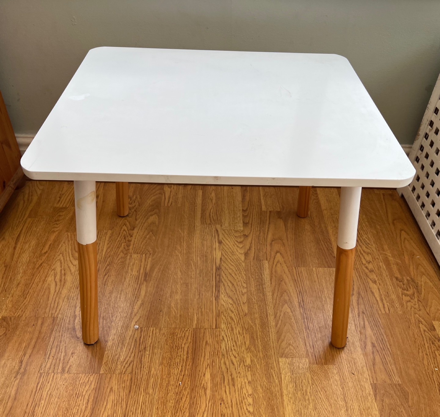 White Kids Table and Chairs Set - photo 2