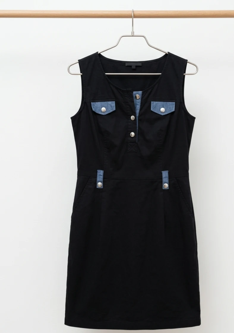 Black Sleeveless Dress Honigmen size L - photo 2