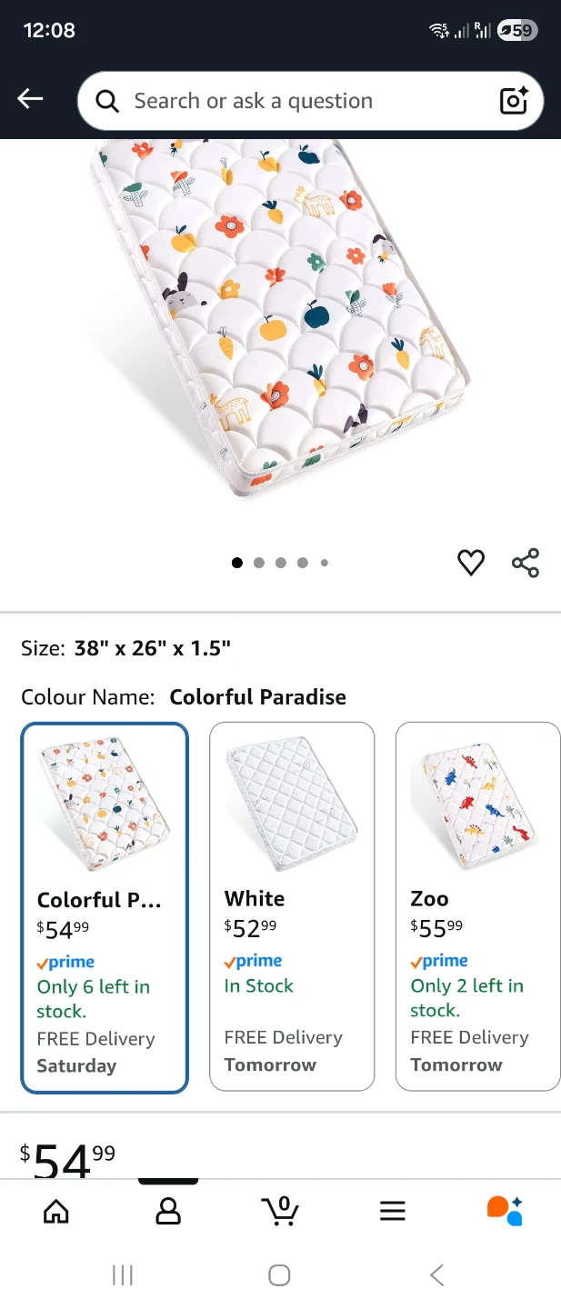Premium Pack and Play Mattress -38" x 26" x 1.5", - photo 5
