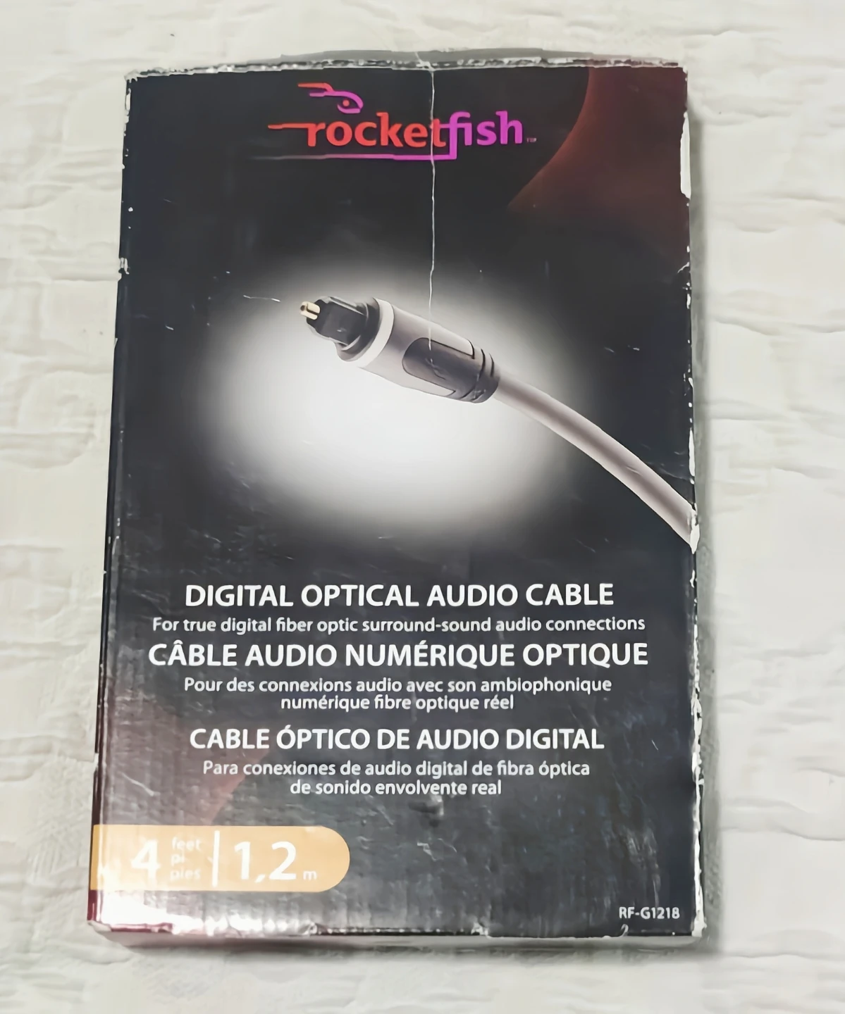 Rocketfish 4 ft Digital Optical Audio Cable
