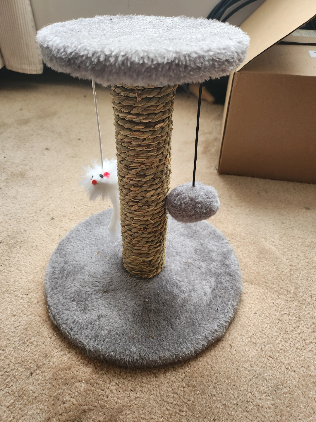 Cat Tree with Scratching Post and Cat Bed with Scratch Material - photo 2