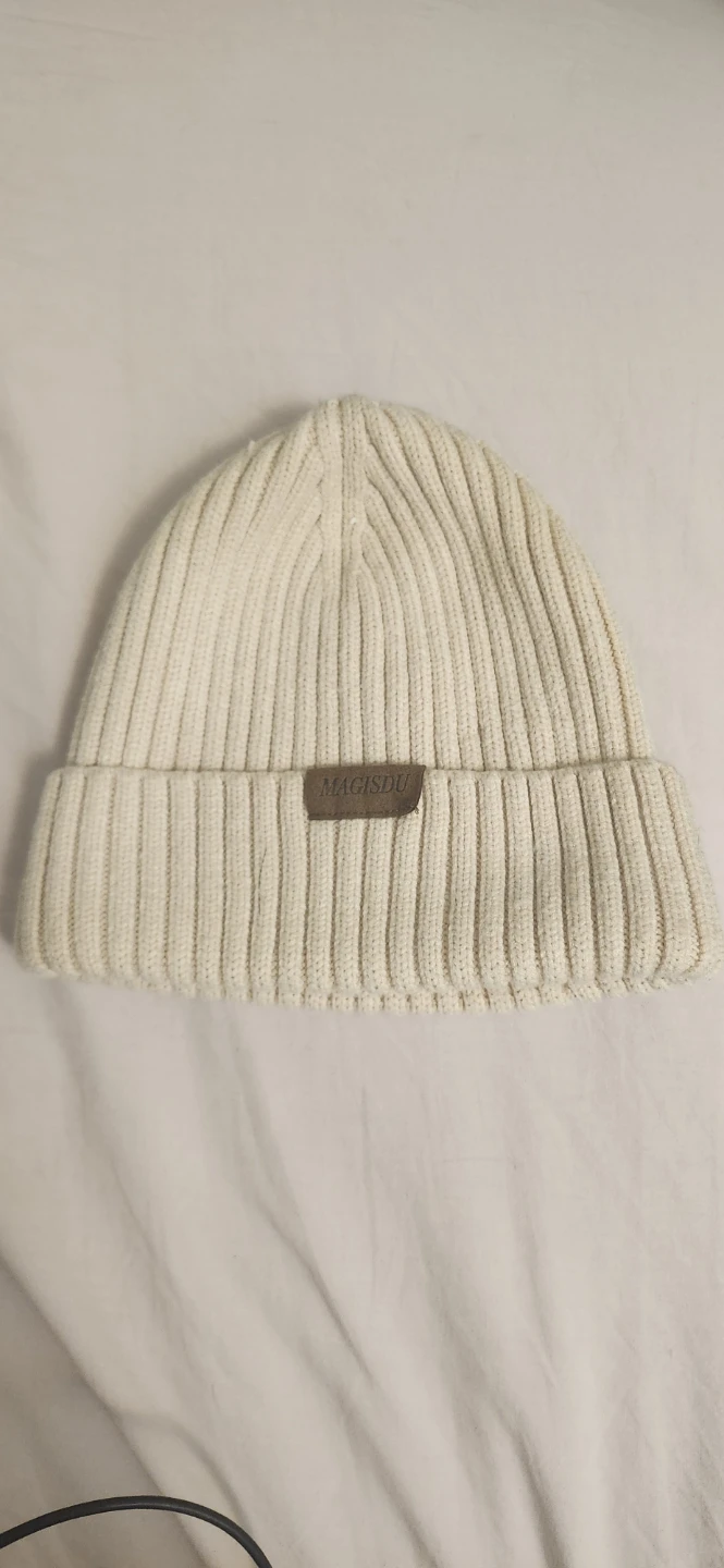 MAGISDU Ribbed Knit Beanie - Cream - photo 2