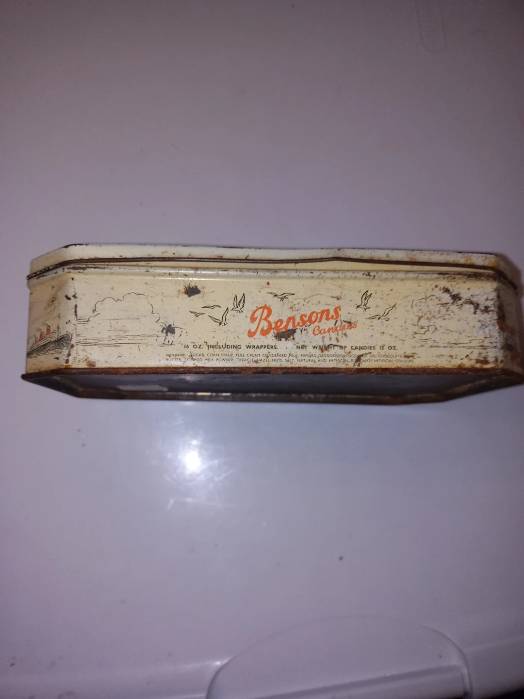 Rare Vintage Bensons Toffee Tin - photo 3