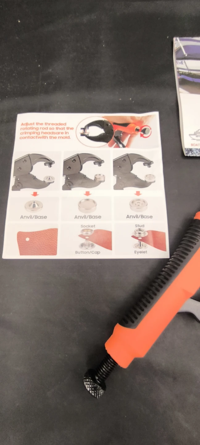 Snap Fastener Kit with Pliers - photo 5
