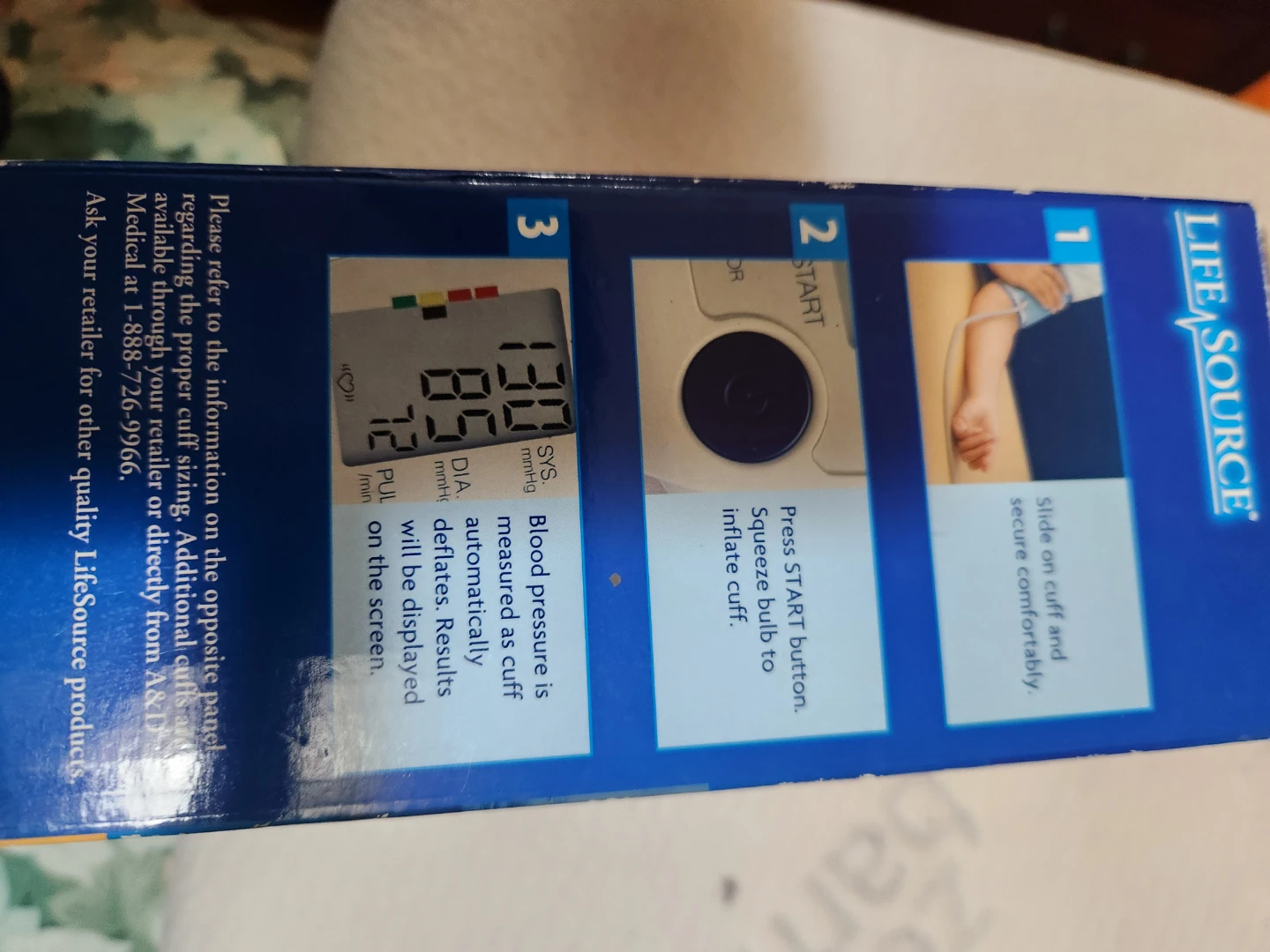 Life Source Advanced Manual Inflate Blood Pressure Monitor - photo 3