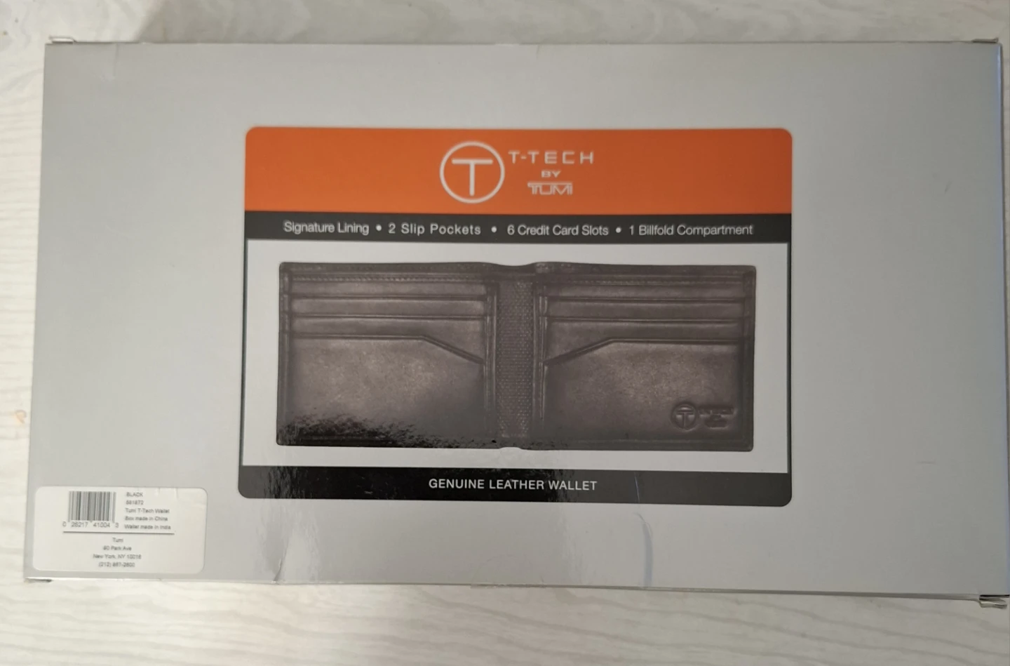 T-Tech by Tumi Genuine Leather Wallet