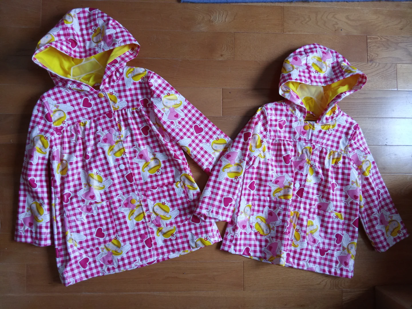 NEW Fairy Print Raincoat Jackets size 3 and 5