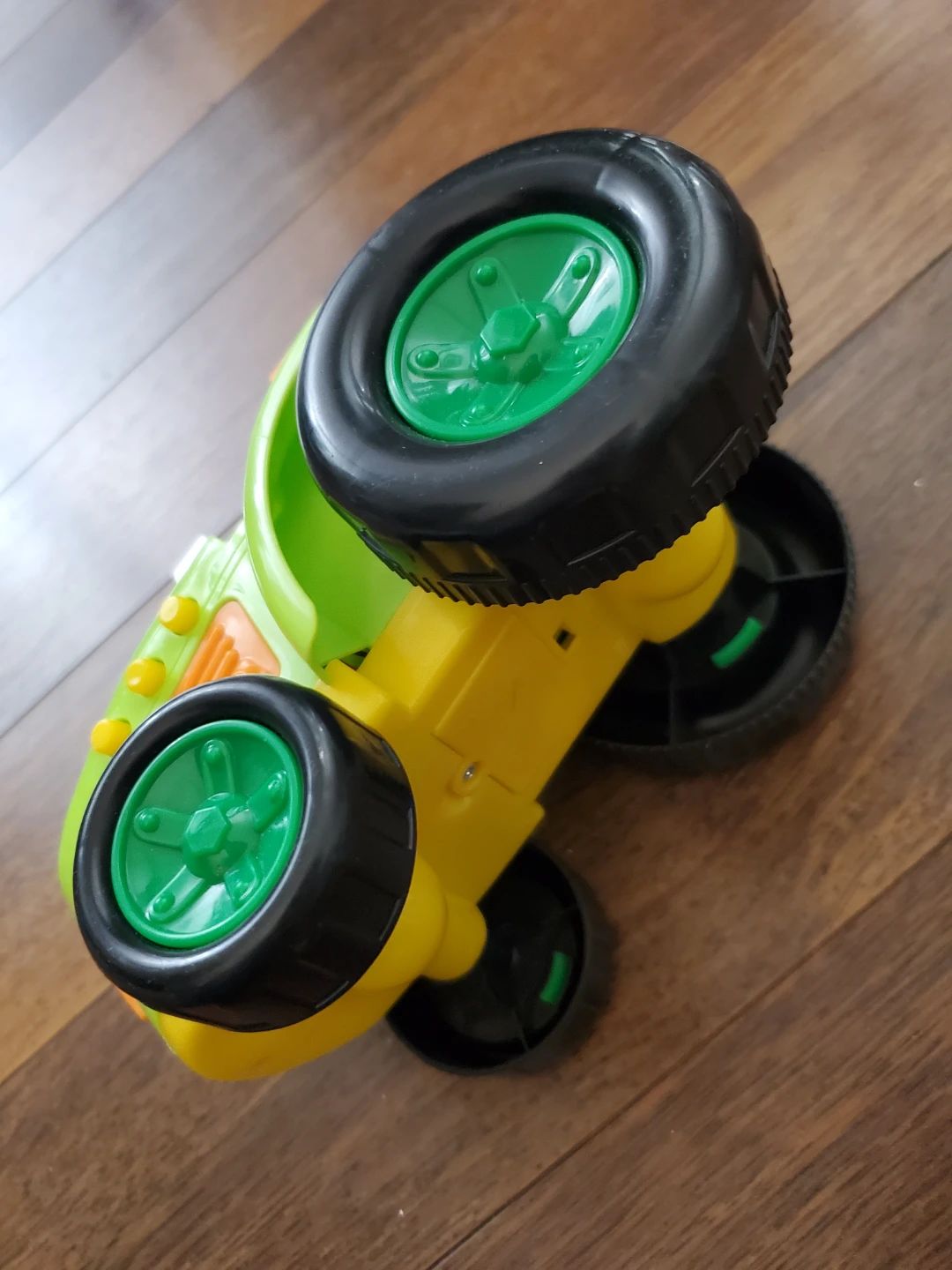 Green and Orange Toy Tractor with Lights - photo 4