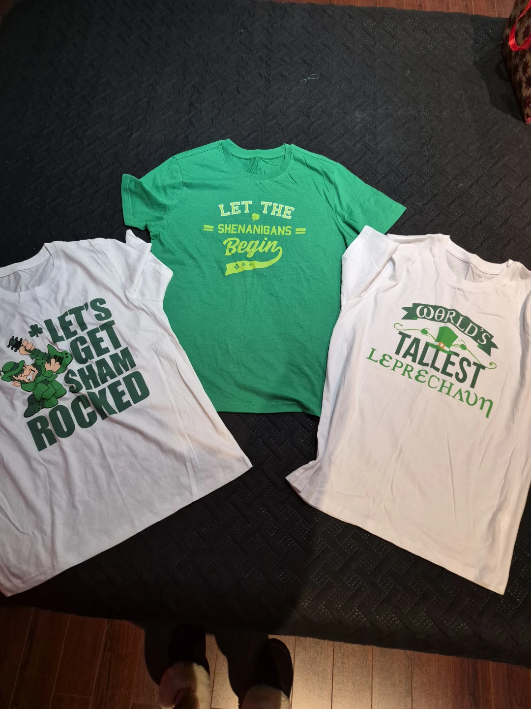 St. Patrick's Day Themed T-Shirts (3-Pack) Adult Medium