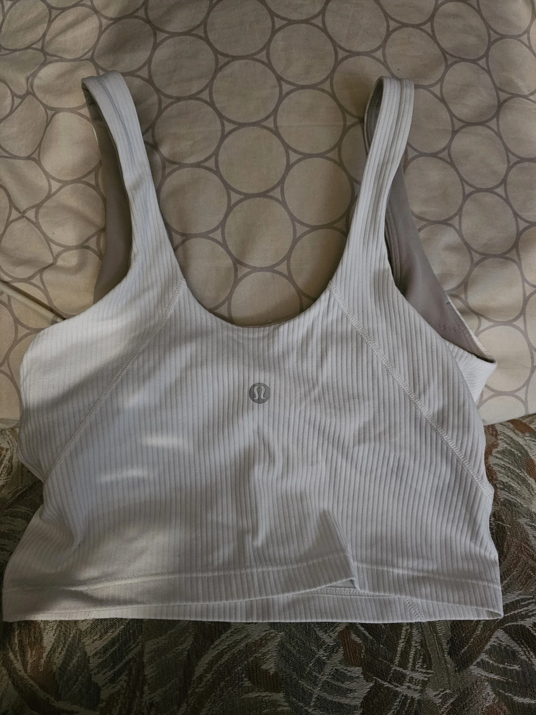 Lululemon Ribbed Tank Top White Size 6