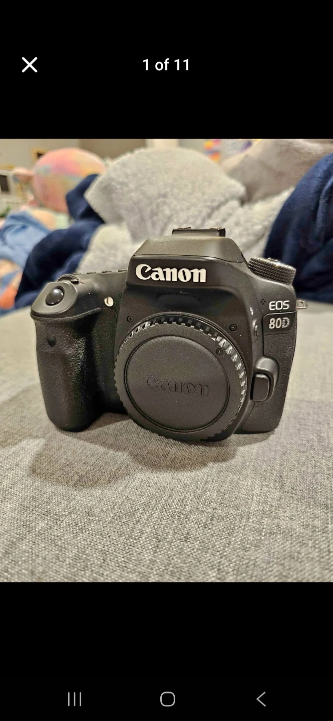 Canon EOS 80D Digital SLR Camera with EF-S 18-55mm Lens