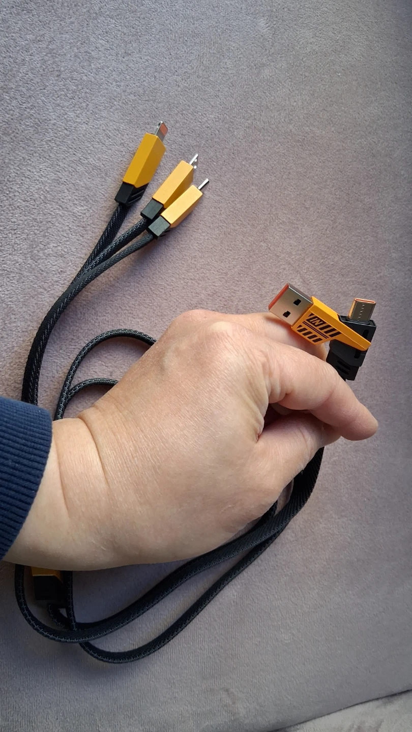Ultra Fast Charging Data Cable, Micro, Type C, Lightning - photo 5
