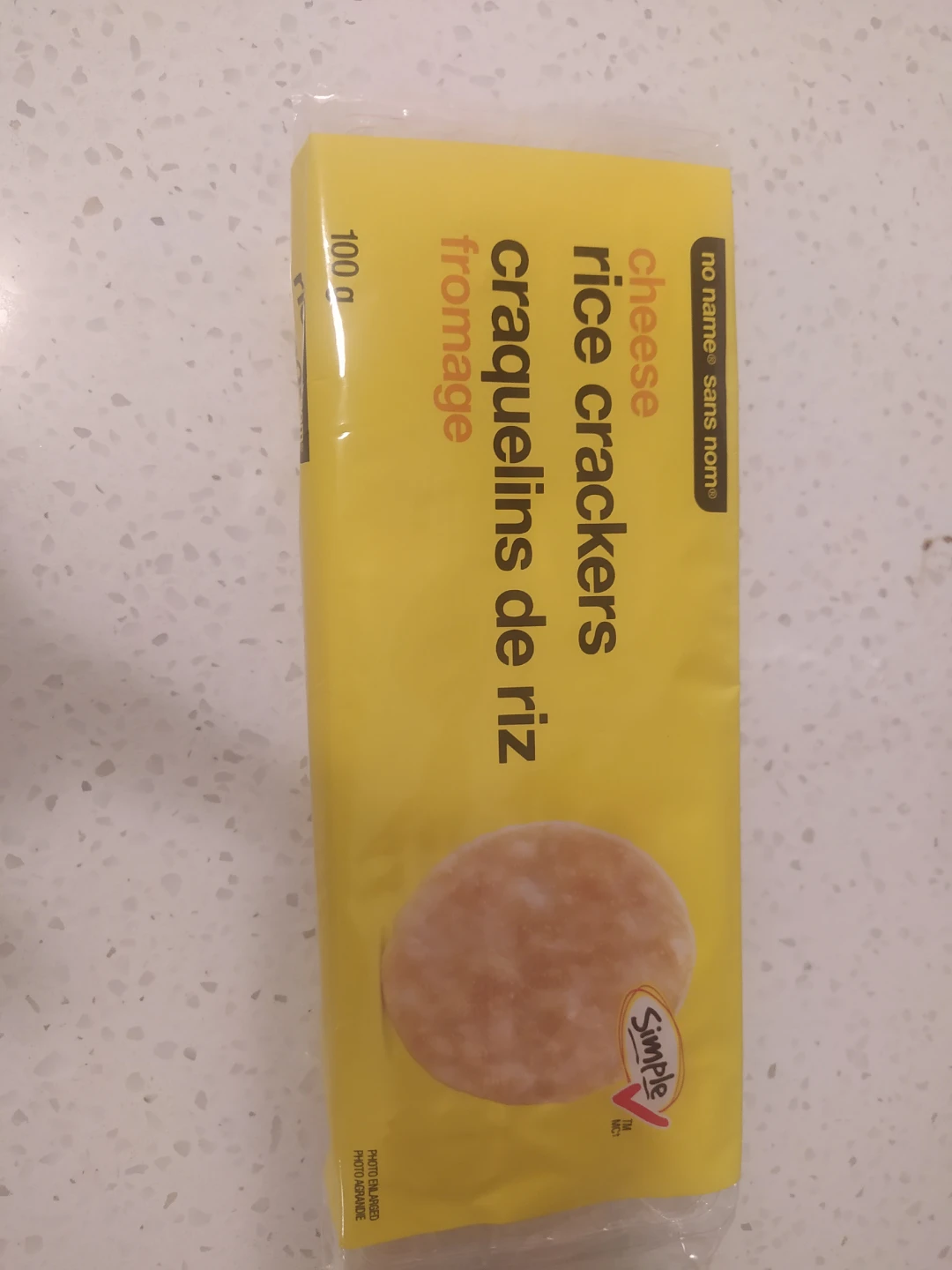 No Name Cheese Rice Crackers 100g