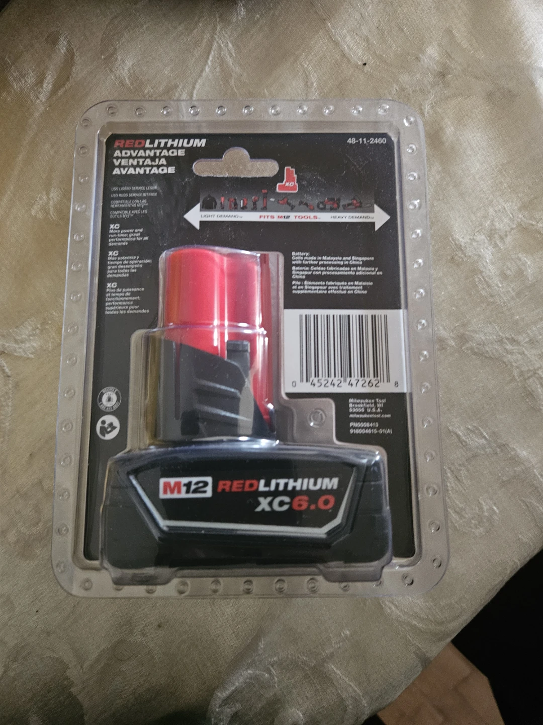 Milwaukee M12 REDLITHIUM XC6.0 Battery - photo 2