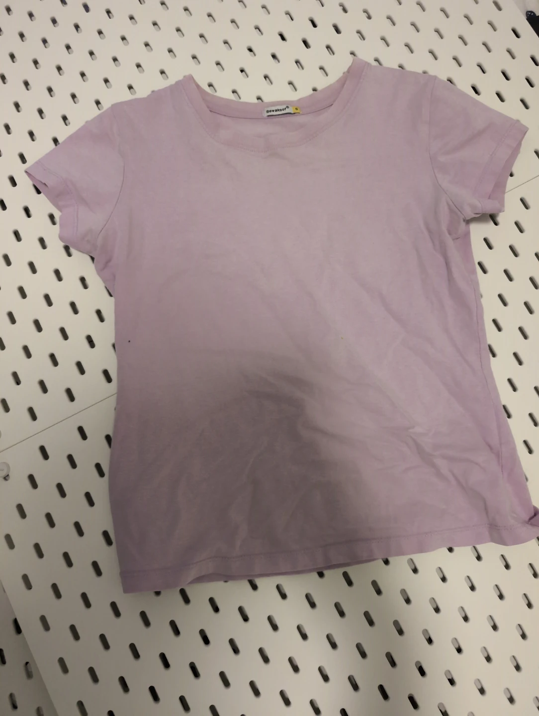Bewakoof S Lavender T-Shirt