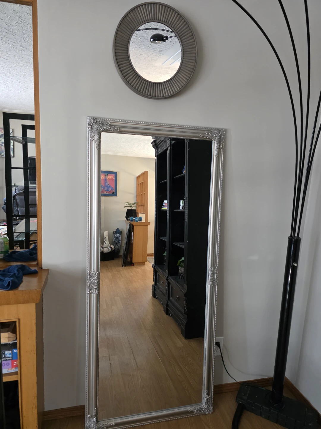 Antique Framed Mirror - 72" x 28.3"