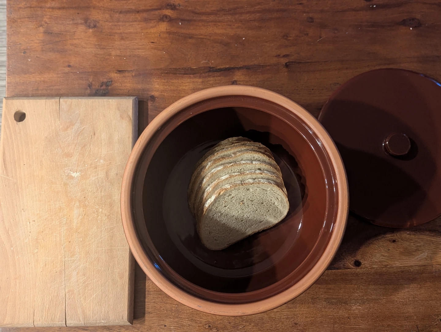 Brown Ceramic Bead Pot - photo 2
