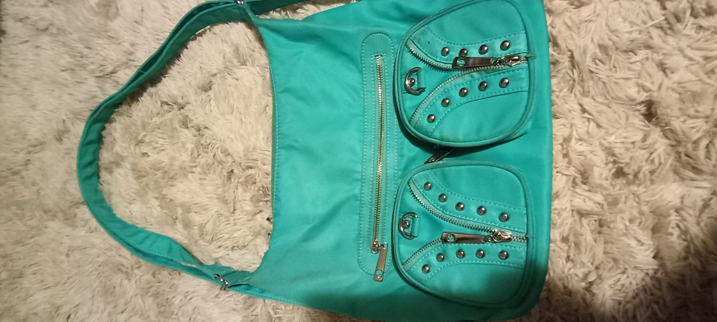 Turquoise Convertible Backpack Purse - photo 4