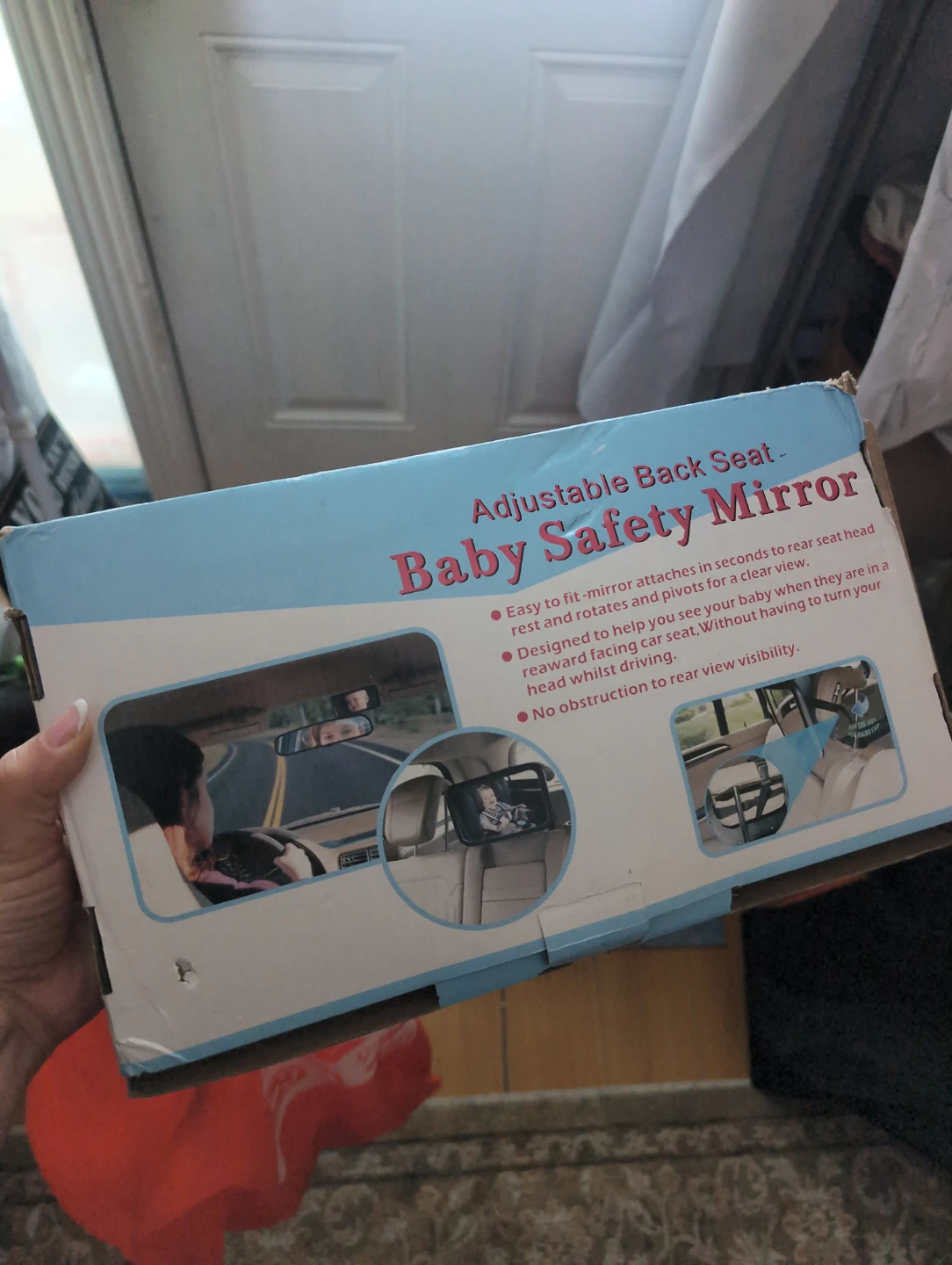 Adjustable Baby Safety Mirror for Back Seat