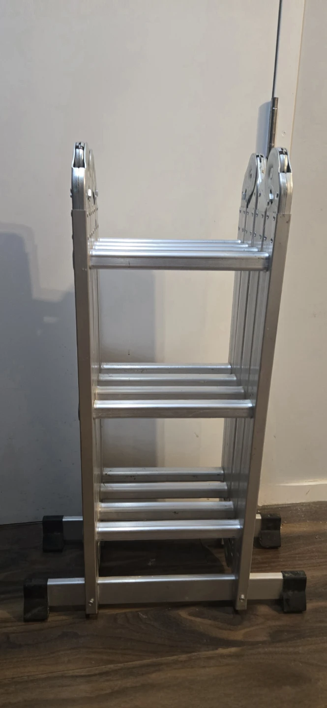 Aluminum Multi-Purpose Ladder with Work Platform - photo 3